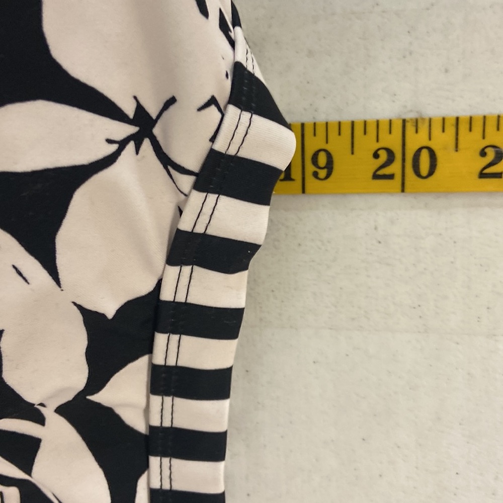 NWT Swim Suits For All  Women Size 22 Black & White Halter Tankini - Picture 4 of 7